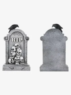 Décoration de pierre tombale d'Halloween ornements de pelouse de cimetière gothiques accessoires de cimetière en résine résistants aux intempéries