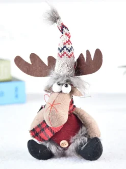 Décorations Poupée Renne Pendentif En Fibre De Polyester De Noël Déguisement Noël Cadeau Enfant