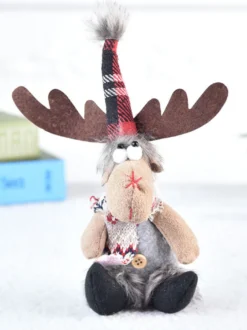 Décorations Poupée Renne Pendentif En Fibre De Polyester De Noël Déguisement Noël Cadeau Enfant