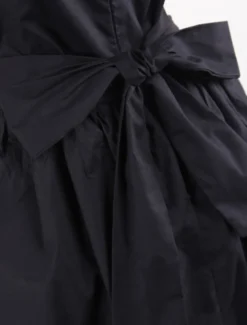 Dentelle de coton noir Lolita Robe OP 3 Lyers Hem Déguisements