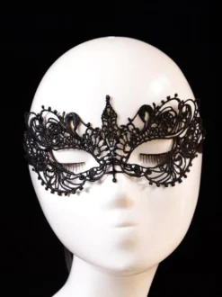 Dentelle Sexy Masque Féminin Halloween Out Bandeau Sur L'œil Noir Déguisement Carnaval