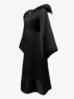 Déguisements d'Halloween Maléfique Sorcière Noire Robe de Reine Vampire Gothique Ensemble