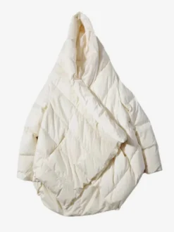 Doudoune femme en duvet de canard irrégulier