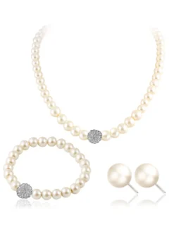 Ensemble de bijoux boucle d'oreille collier brecelet