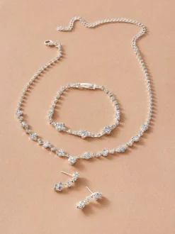 Ensemble de bijoux de mariage 3 pièces Cadeau de Saint Valentin
