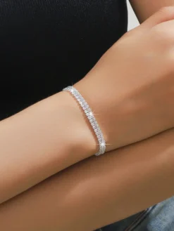 Ensemble de bijoux de mariage à la mode diamant en métal Chic