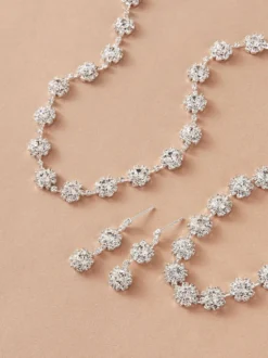 Ensemble de bijoux de mariage 3 pièces Cadeau de Saint Valentin