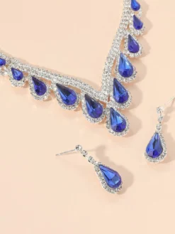Ensemble de bijoux pour mariage beau métal zircone cubique