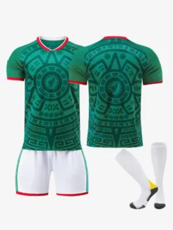 Ensemble de maillot domicile 3 pièces 2026 personnalisable avec les couleurs du contact vêtements de sport pour adultes et enfants