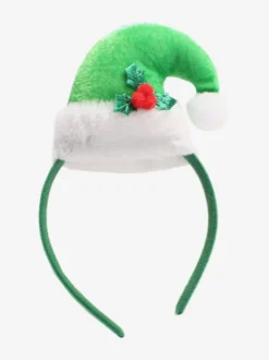 Ensemble de Noël pour fille Robe rouge Cape Chapeau Polyester Costumes de vacances de Noël