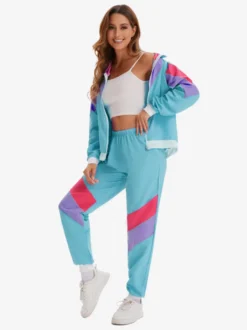 Ensemble de survêtement années 80 tenues années 90 coupe-vent hip-hop survêtement vintage vêtements de sport grandes tailles