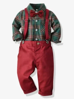 Ensemble Déguisement Noël Pour Enfants 3 Pièces Garçon
