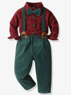 Ensemble Déguisement Noël Pour Enfants 3 Pièces Garçon