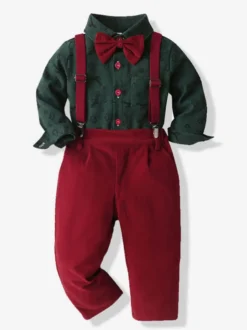 Ensemble Déguisement Noël Pour Enfants 3 Pièces Garçon