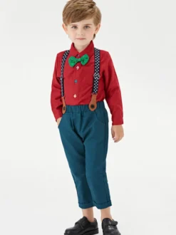 Ensemble Déguisement Noël Pour Enfants 3 Pièces Garçon