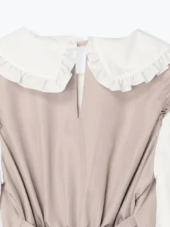Ensemble Lolita à manches longues et à lacets short à volants