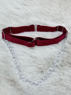 Ensembles de corsets et pantalons bordeaux en polyester dos nu à lacets ensembles de lingerie sexy d'intérieur