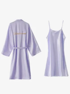 Ensembles 2 pièces de pyjamas robes de nuit et nuisettes blanches à lacets pour l'intérieur