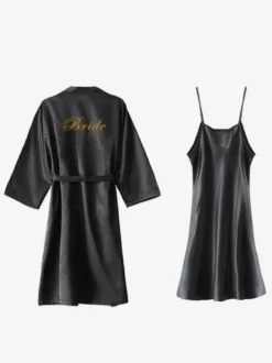 Ensembles 2 pièces de pyjamas robes de nuit et nuisettes blanches à lacets pour l'intérieur