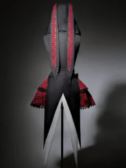 Ensemble trois pièces veste à capuche chemisier et jupe style gothique Lolita Midnight Bunny Rock