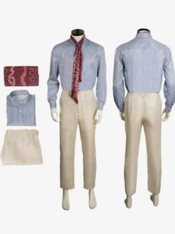 Ensemble vintage rouge rétro polyester manches longues costumes rétro pour homme Bourgogne