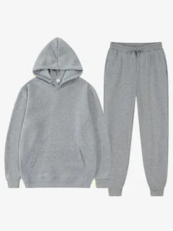 Ensemble Vêtements De Sport Hommes À Capuche Confortable