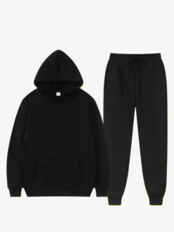 Ensemble Vêtements De Sport Hommes À Capuche Confortable