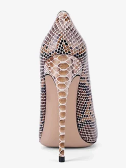 Escarpins femme talon haut bout pointu brillant