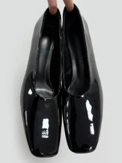 Escarpins sexy pour femmes bout carré chaussures habillées à enfiler
