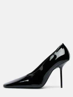 Escarpins sexy pour femmes bout carré chaussures habillées à enfiler
