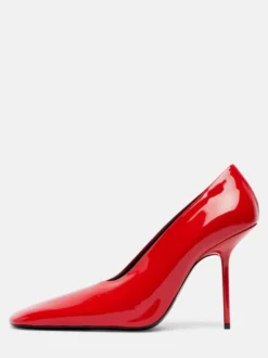 Escarpins sexy pour femmes bout carré chaussures habillées à enfiler