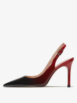 Escarpins à talons aiguilles boutons chaussures femmes
