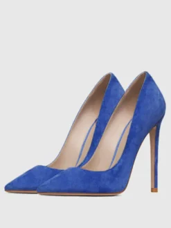 Escarpins à Talons Hauts avec Bout Pointu Unicolore