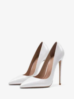 Escarpins à Talons Hauts avec Bout Pointu Unicolore