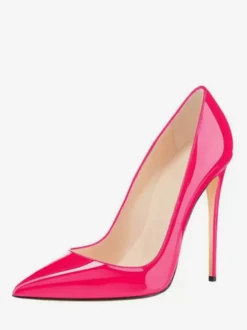 Escarpins à Talons Hauts avec Bout Pointu Unicolore