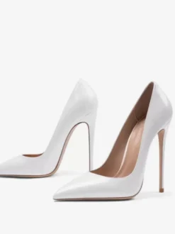 Escarpins à Talons Hauts avec Bout Pointu Unicolore