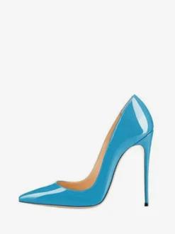 Escarpins à Talons Hauts avec Bout Pointu Unicolore