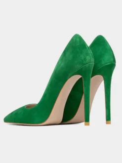 Escarpins à Talons Hauts avec Bout Pointu Unicolore