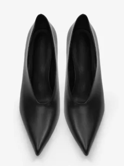 Escarpins à talons hauts bordeaux pour femmes bout pointu à enfiler