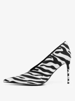 Escarpins à talons hauts bordeaux pour femmes bout pointu à enfiler