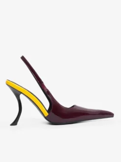 Escarpins à talons hauts bout pointu bride arrière