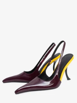 Escarpins à talons hauts bout pointu bride arrière