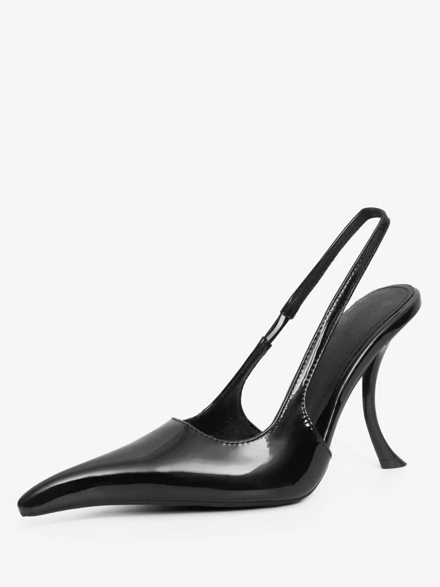 Escarpins à talons hauts bout pointu bride arrière