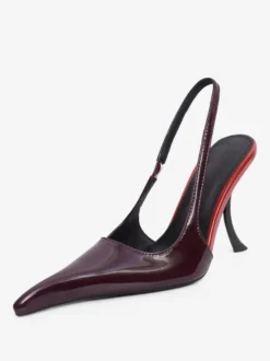 Escarpins à talons hauts bout pointu bride arrière