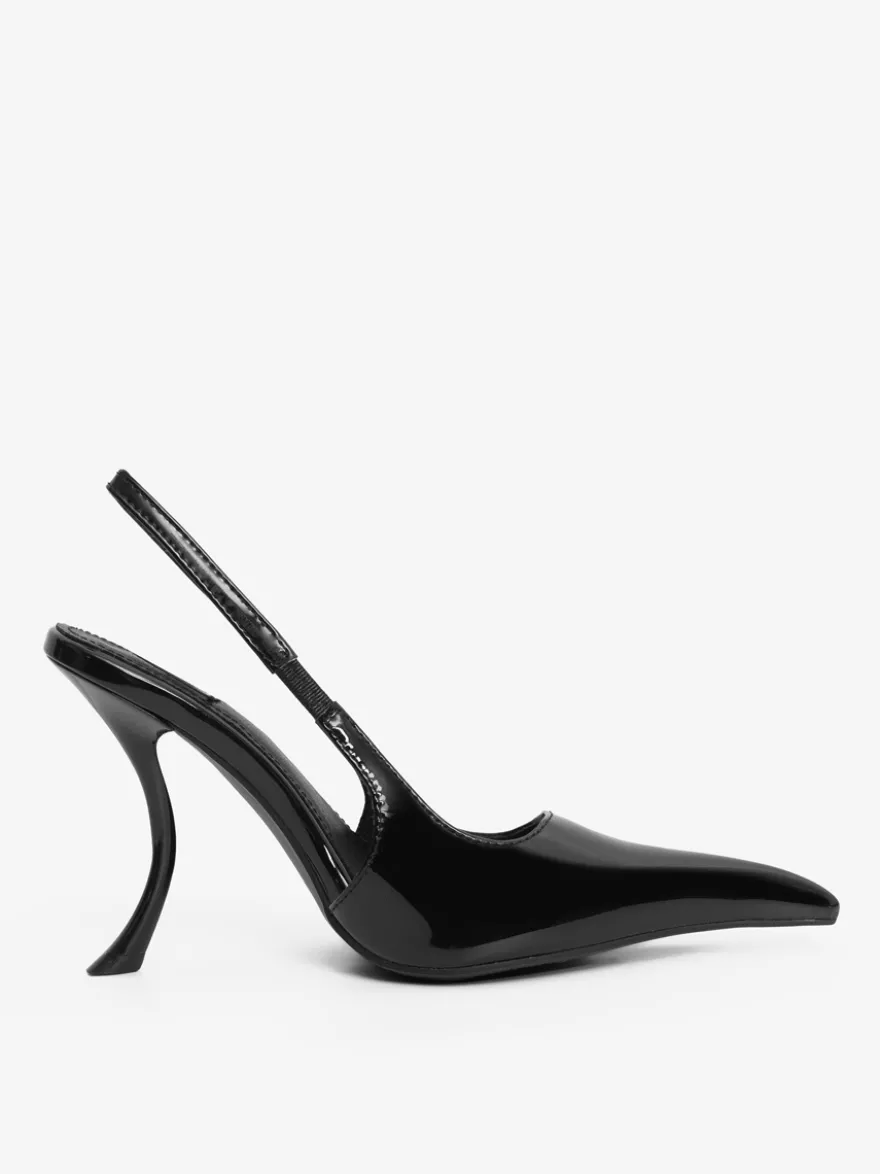 Escarpins à talons hauts bout pointu bride arrière