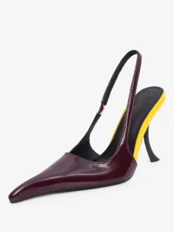 Escarpins à talons hauts bout pointu bride arrière