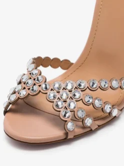 Escarpins À Talons Hauts Pour Femmes Chaussures Talon Aiguille Tige En Micro Suède