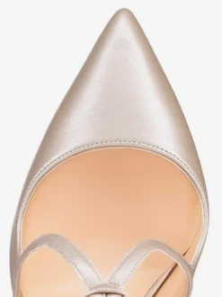 Escarpins à talons hauts pour femmes bout pointu nœud