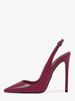 Escarpins à talons hauts pour femmes chaussures habillées à bout pointu et bride arrière