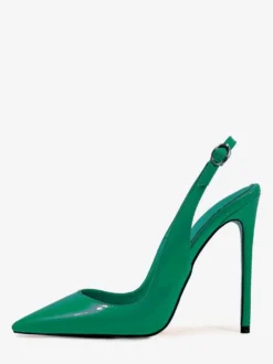 Escarpins à talons hauts pour femmes chaussures habillées à bout pointu et bride arrière
